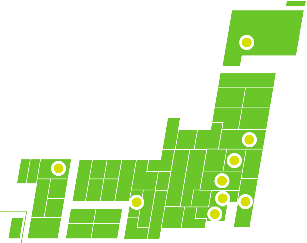 ご契約事業所所在地の地図